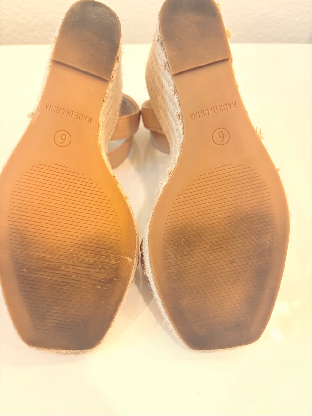 Steve Madden Woven Espadrille Wedge Sandal in Tan - Picture 4 of 5